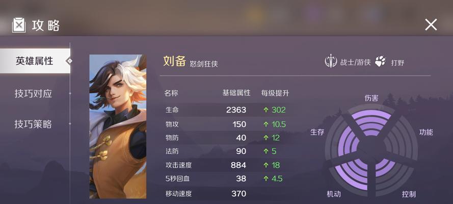 王者荣耀刘备核心装备解析（打造无敌刘备，装备选择关键解读）